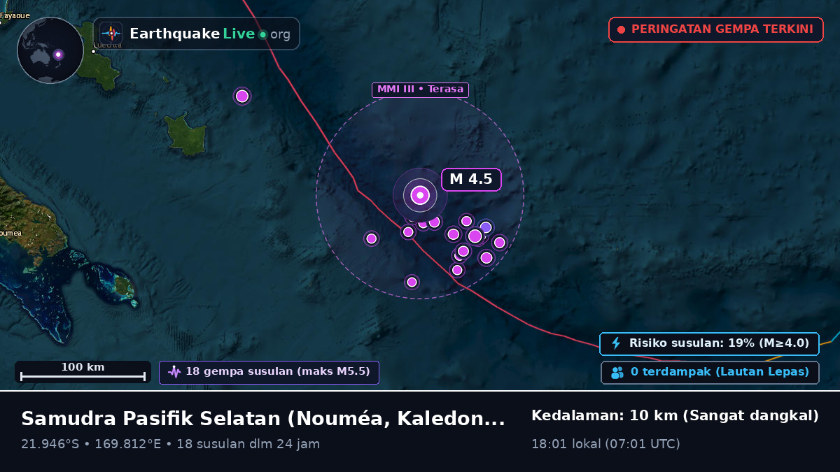 Samudra Pasifik Selatan (Kaledonia Baru)