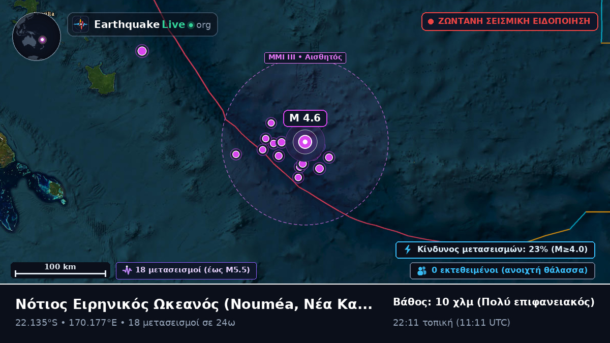 Νότιος Ειρηνικός Ωκεανός (Νέα Καληδονία)
