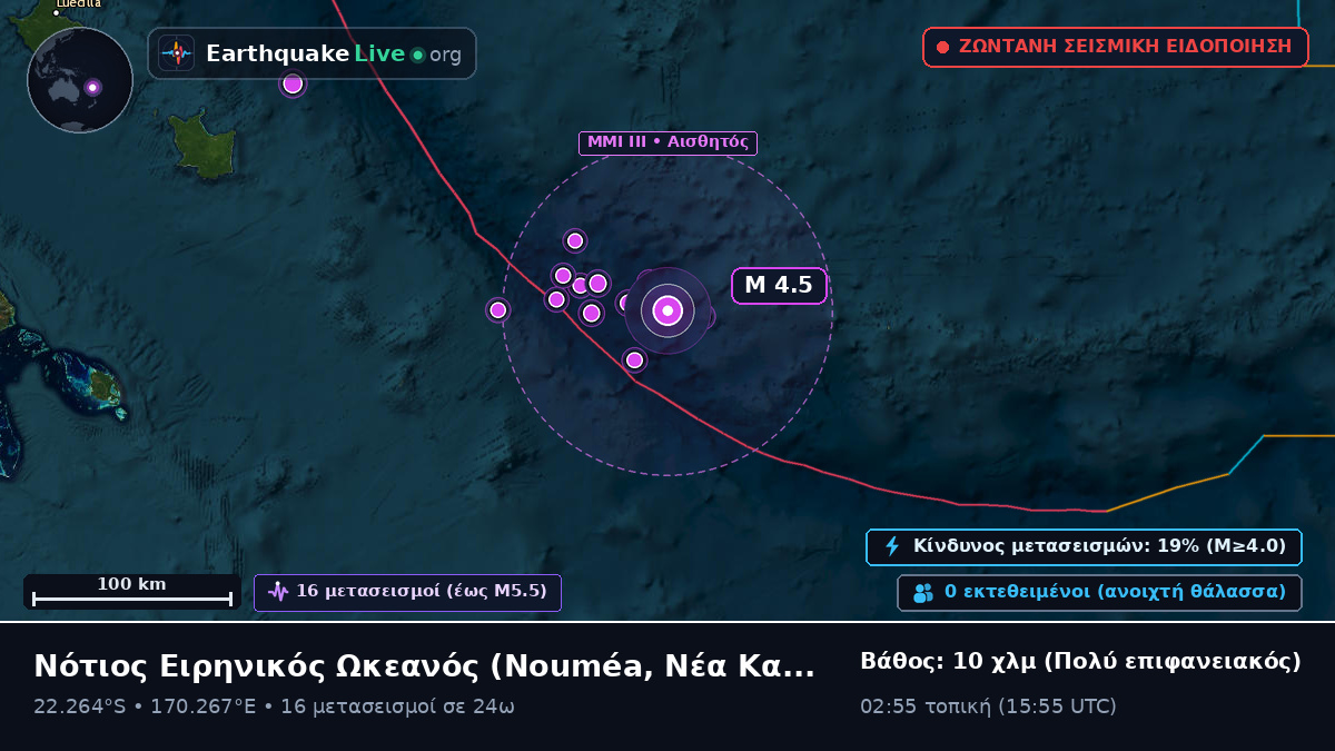 Νότιος Ειρηνικός Ωκεανός (Νέα Καληδονία)