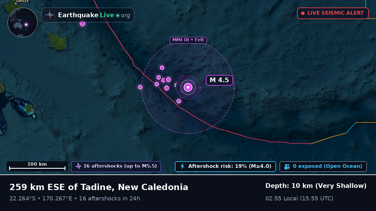 South Pacific Ocean (New Caledonia)
