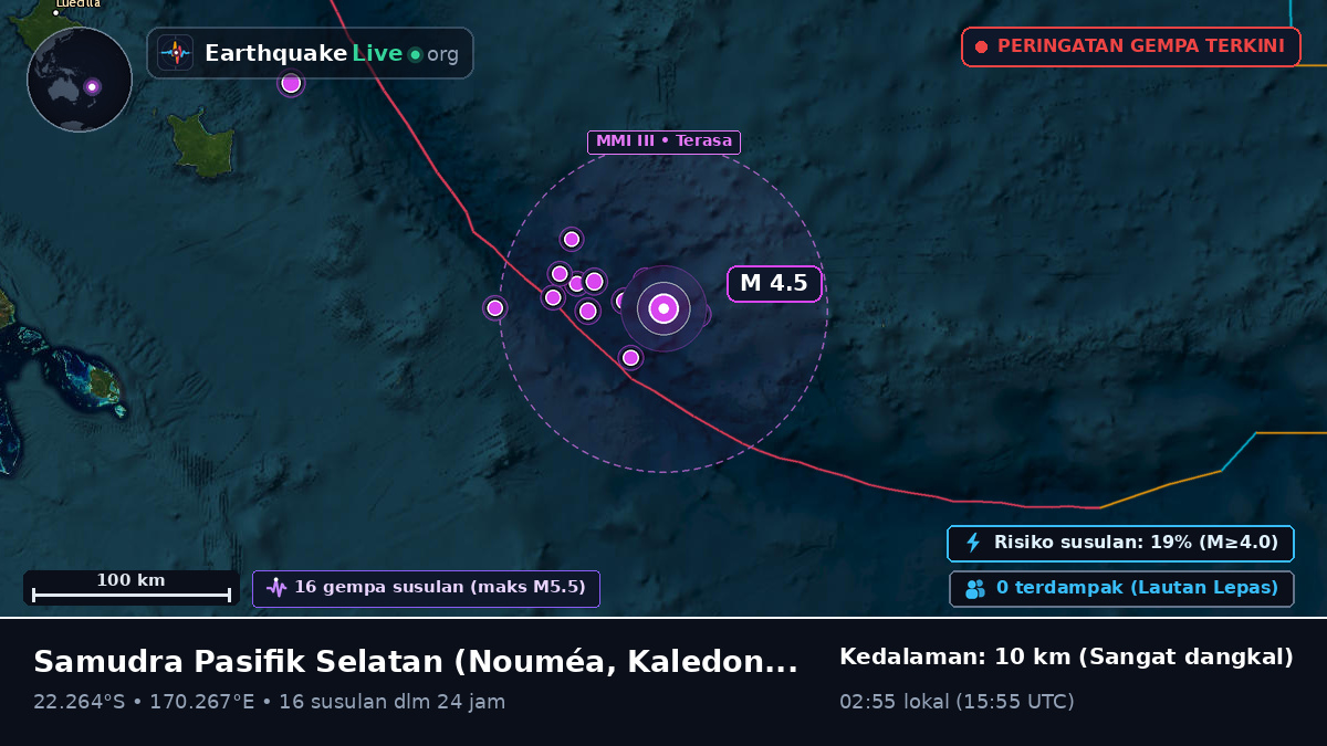 Samudra Pasifik Selatan (Kaledonia Baru)