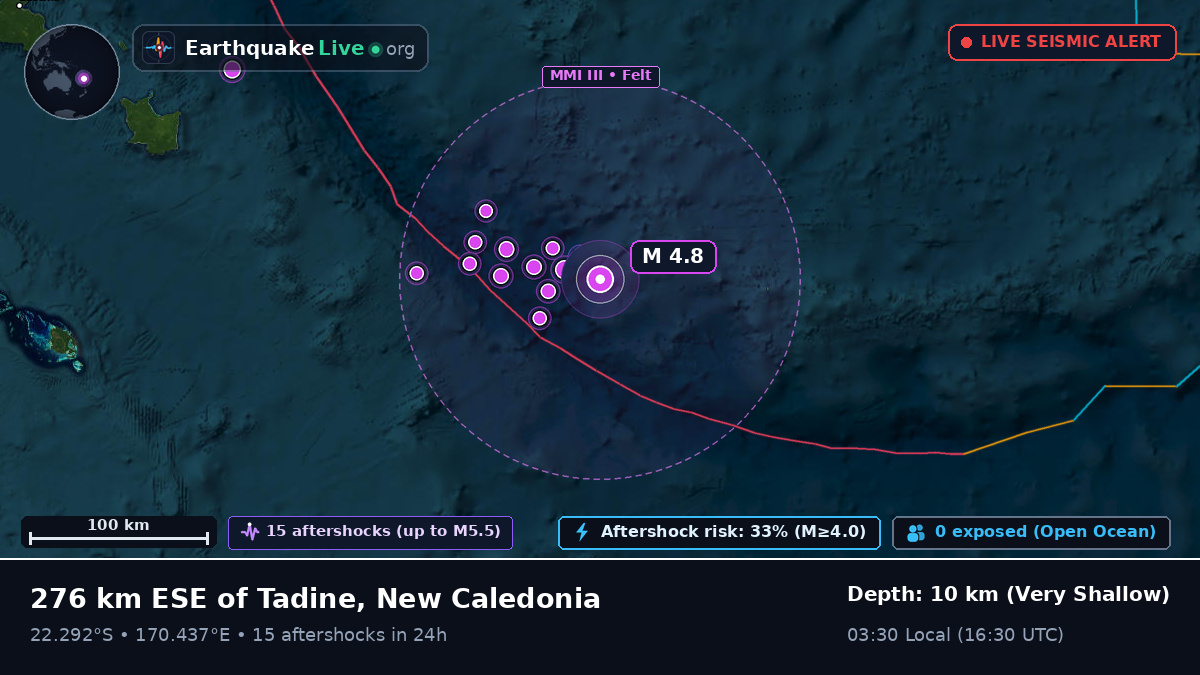 South Pacific Ocean (New Caledonia)