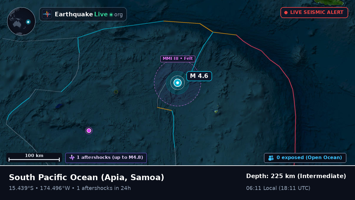 South Pacific Ocean (Samoa)