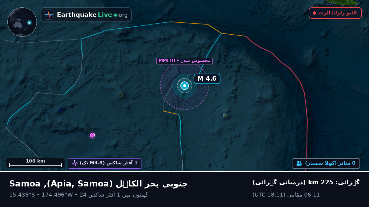 جنوبی بحر الکاہل (Samoa)
