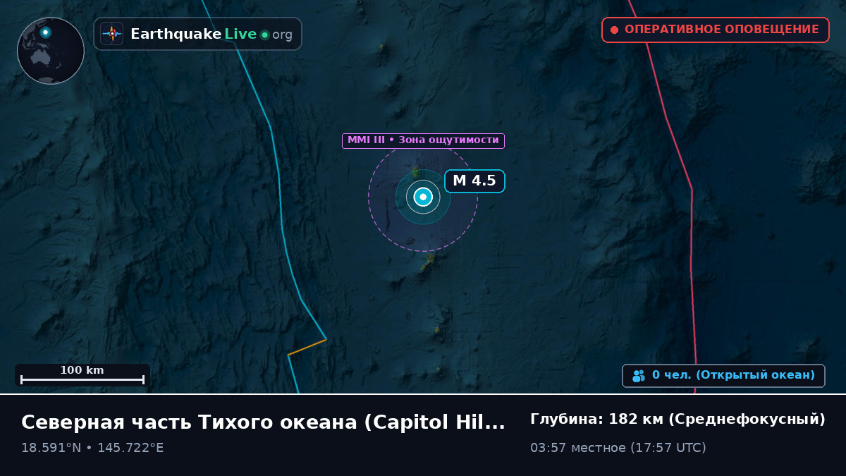 Северная часть Тихого океана (Northern Mariana Islands)