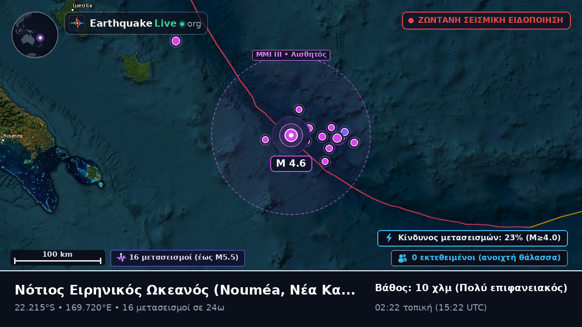 Νότιος Ειρηνικός Ωκεανός (Νέα Καληδονία)