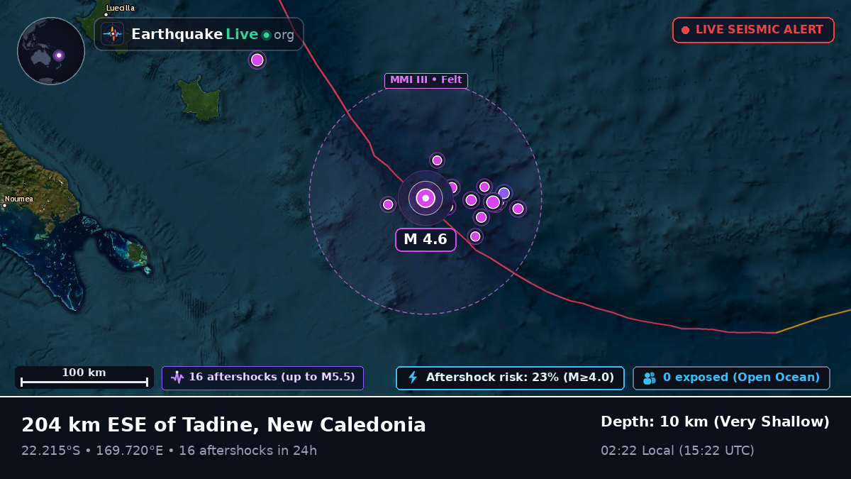 South Pacific Ocean (New Caledonia)