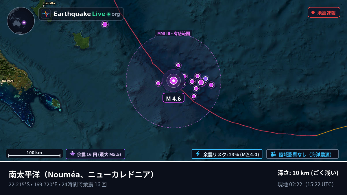 南太平洋 (ニューカレドニア)
