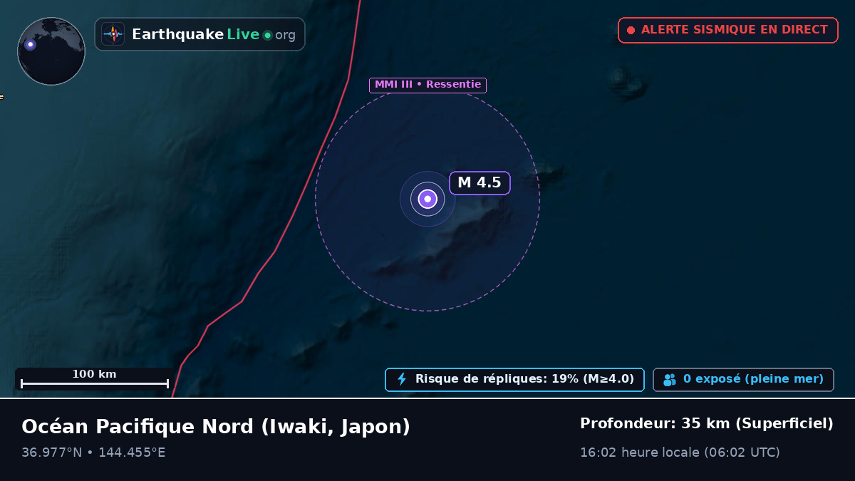 Océan Pacifique Nord (Japon)