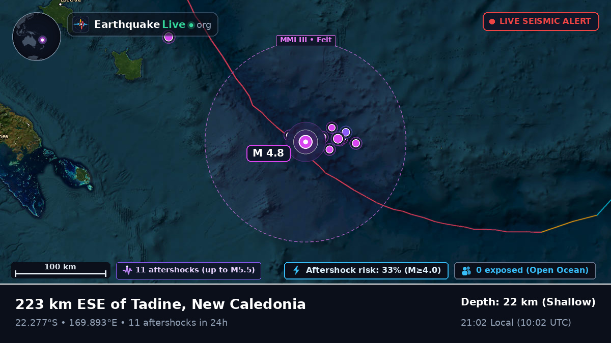 South Pacific Ocean (New Caledonia)