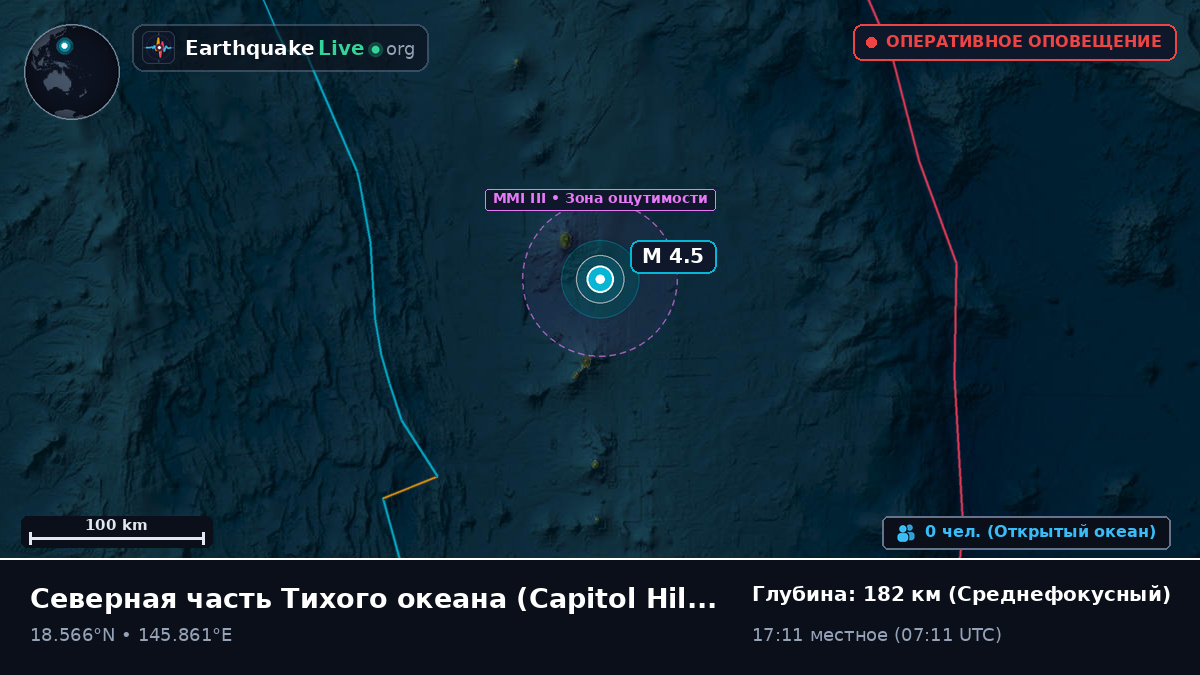 Северная часть Тихого океана (Northern Mariana Islands)