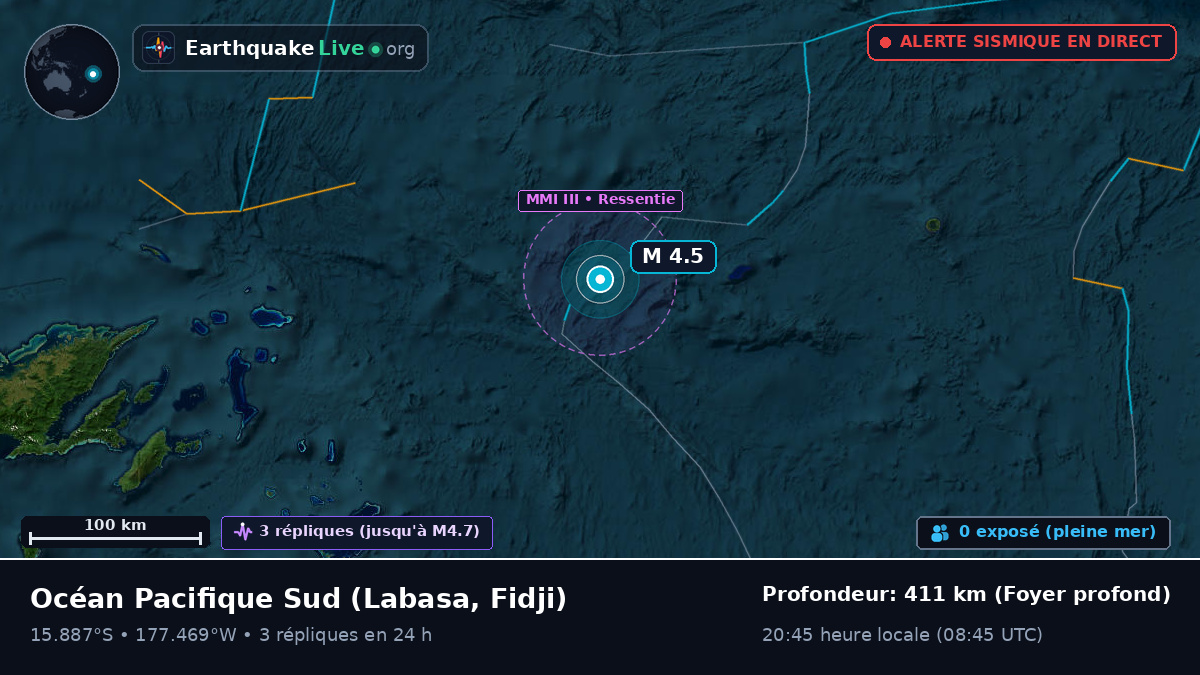 Océan Pacifique Sud (Fidji)
