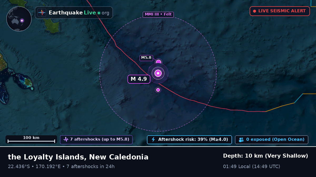 South Pacific Ocean (New Caledonia)