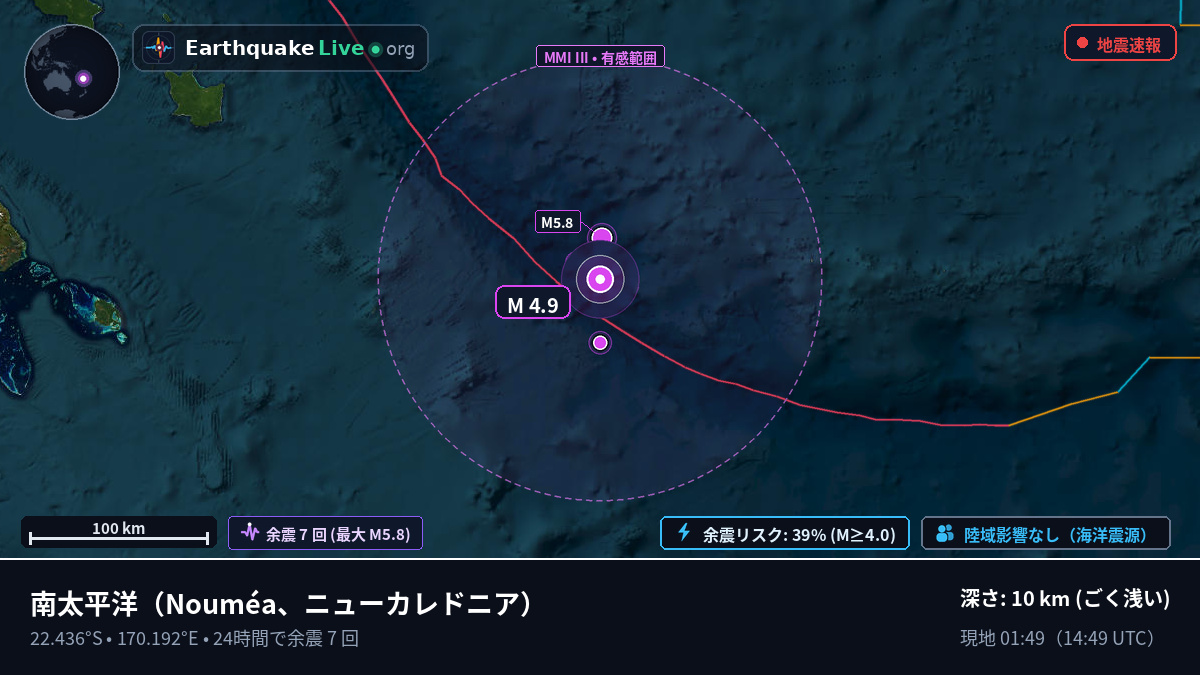 南太平洋 (ニューカレドニア)