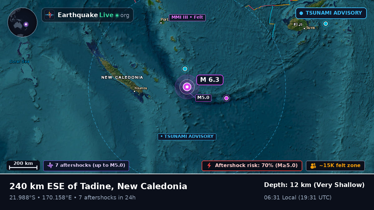 South Pacific Ocean (New Caledonia)