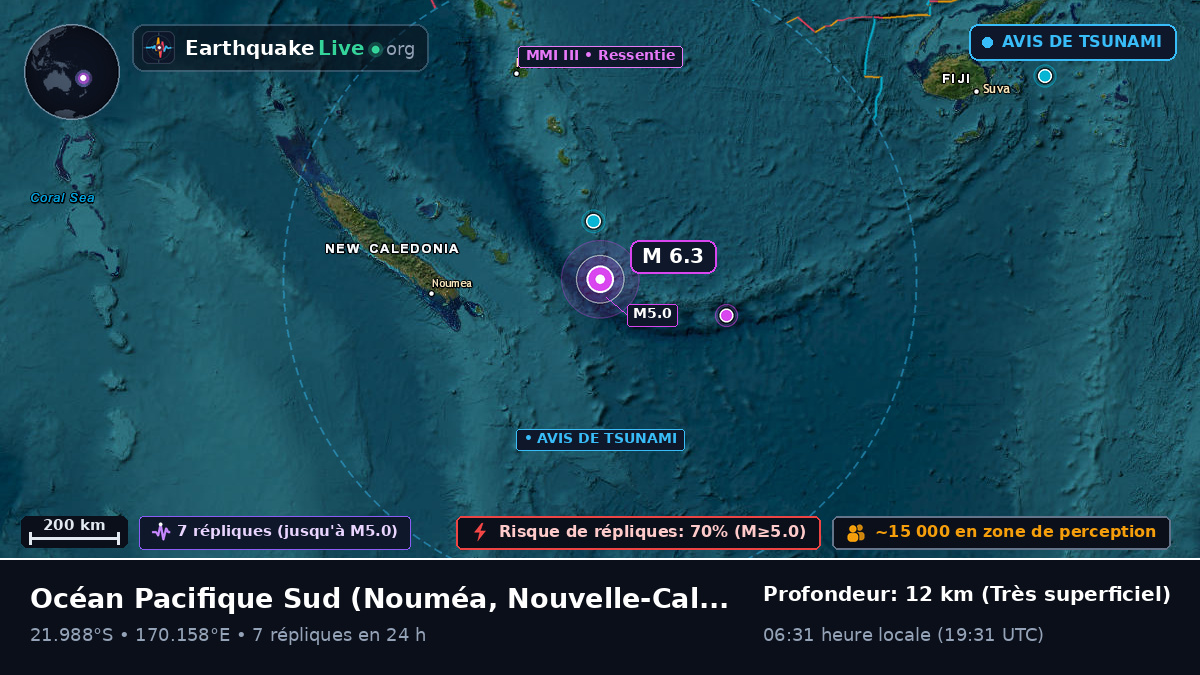 Océan Pacifique Sud (Nouvelle-Calédonie)