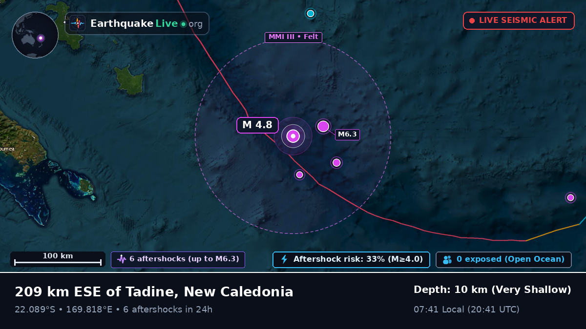 South Pacific Ocean (New Caledonia)