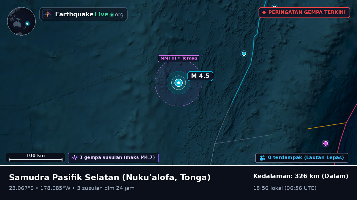Samudra Pasifik Selatan (Tonga)