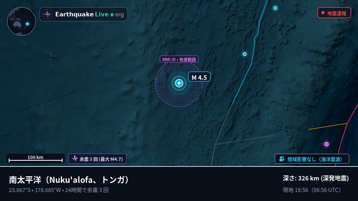 南太平洋 (トンガ)