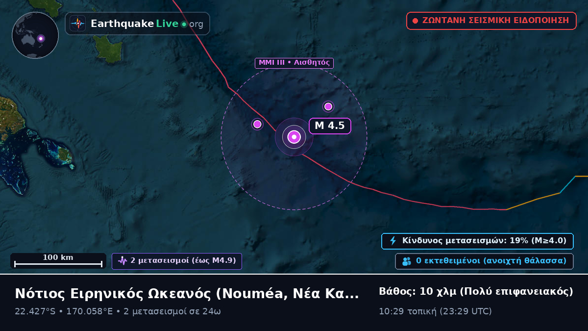 Νότιος Ειρηνικός Ωκεανός (Νέα Καληδονία)