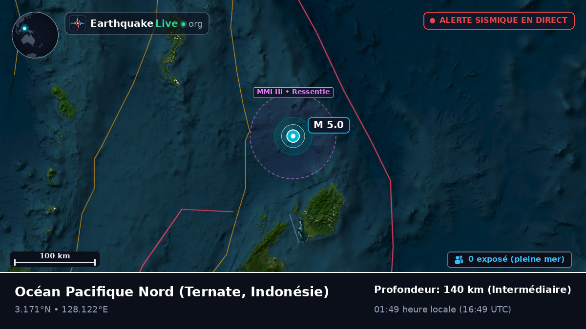 Océan Pacifique Nord (Indonésie)