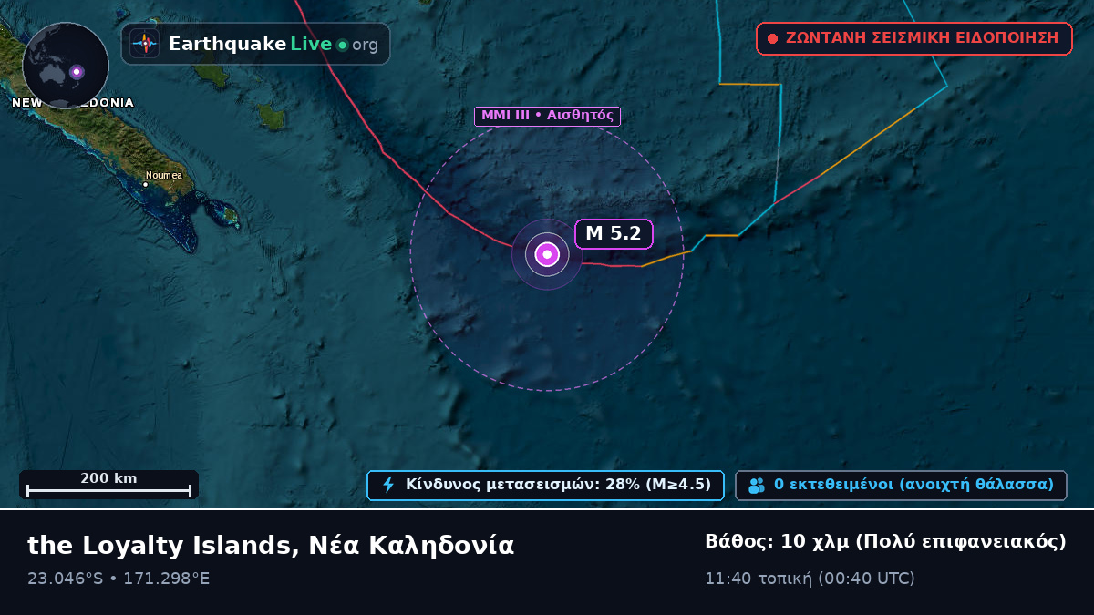 Νότιος Ειρηνικός Ωκεανός (Νέα Καληδονία)