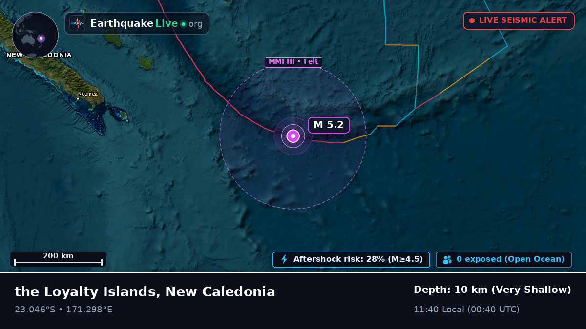 South Pacific Ocean (New Caledonia)