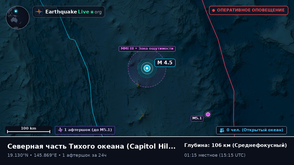 Северная часть Тихого океана (Northern Mariana Islands)