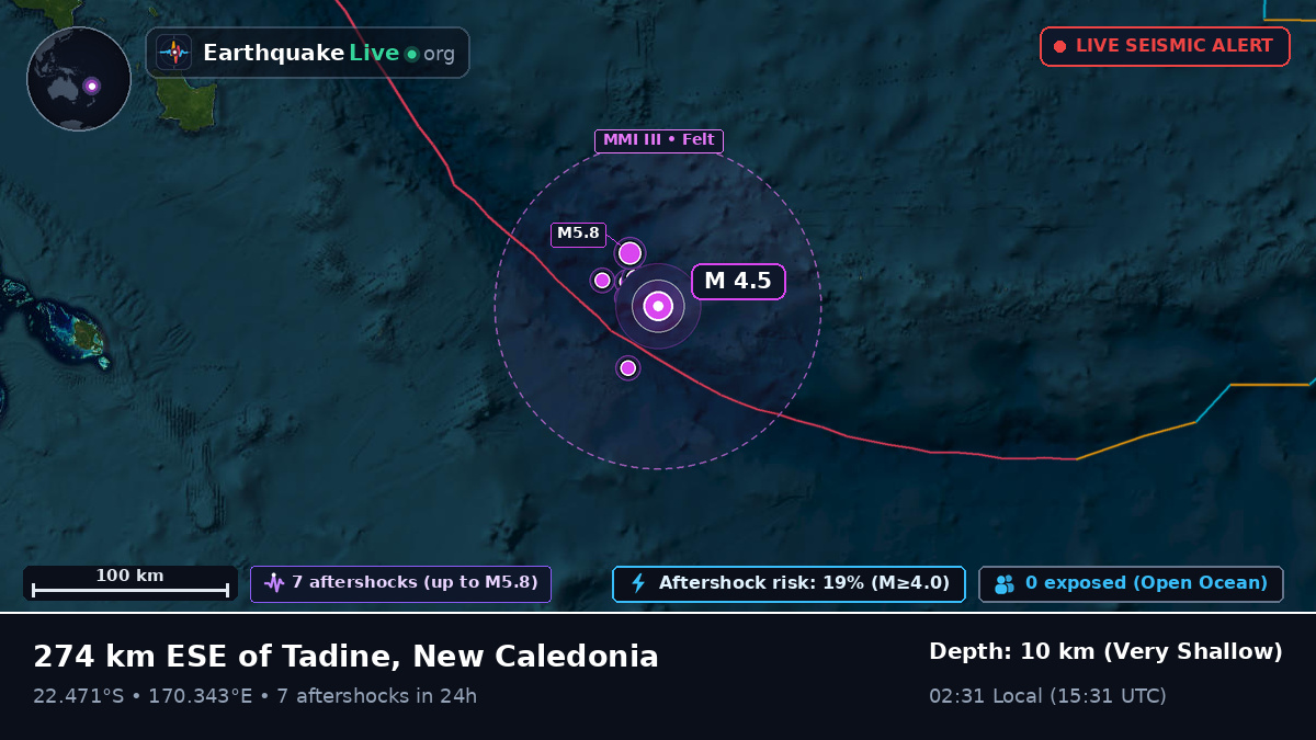 South Pacific Ocean (New Caledonia)