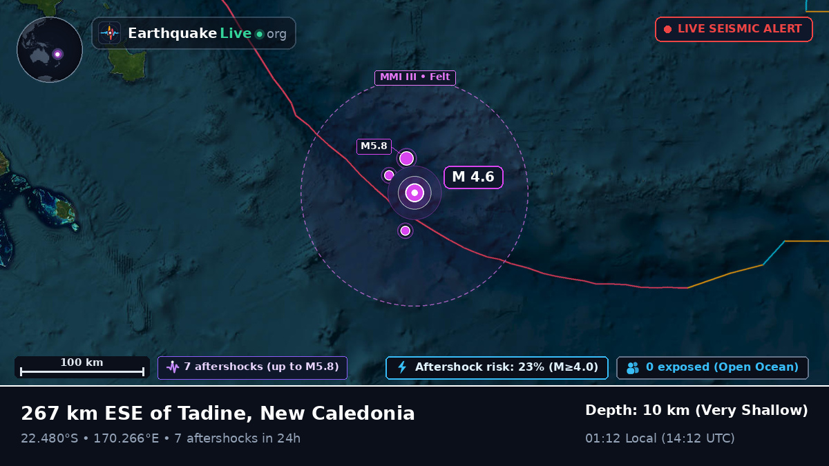 South Pacific Ocean (New Caledonia)