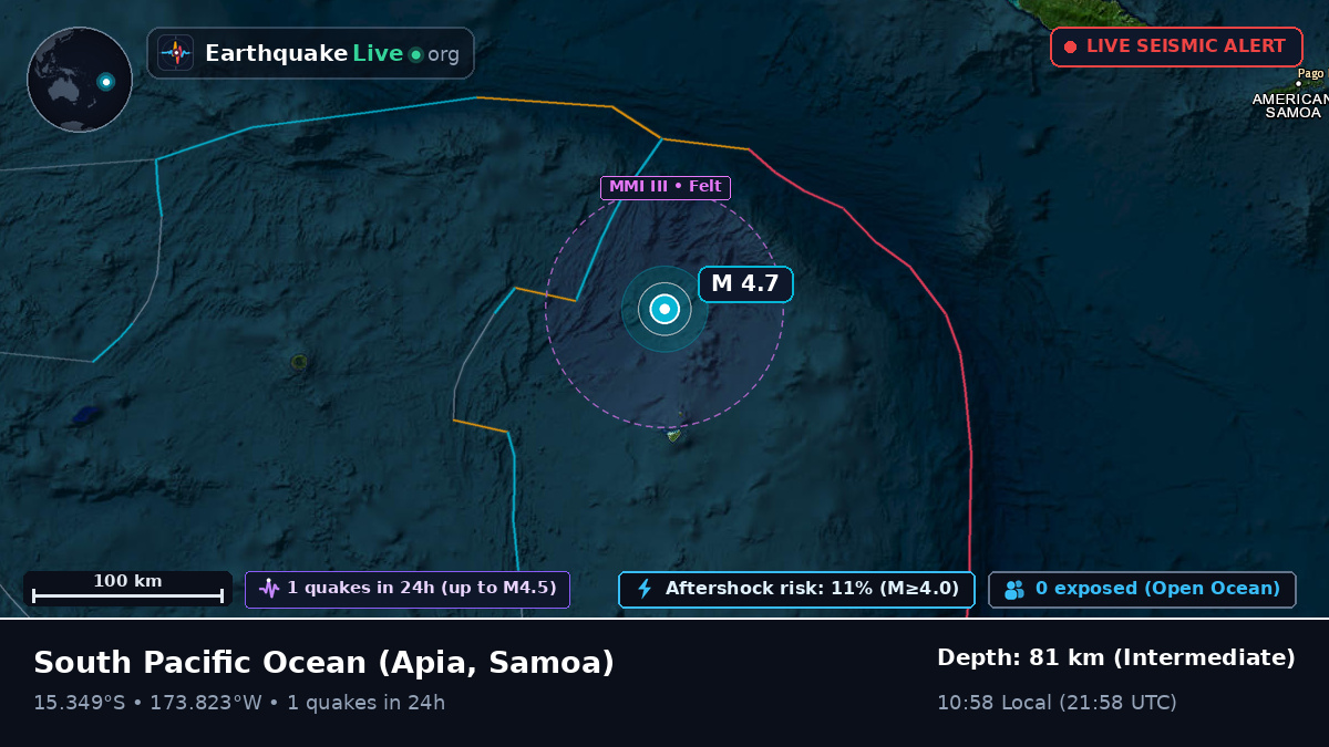 South Pacific Ocean (Samoa)