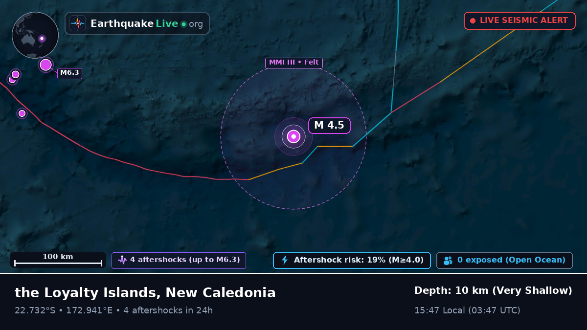 South Pacific Ocean (New Caledonia)
