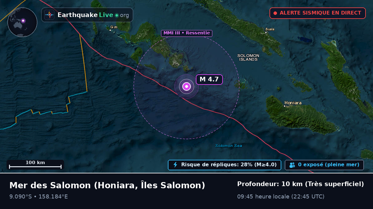 Mer des Salomon (Îles Salomon)