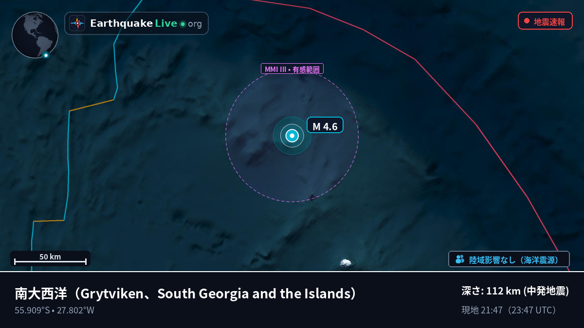 南大西洋 (South Georgia and the Islands)