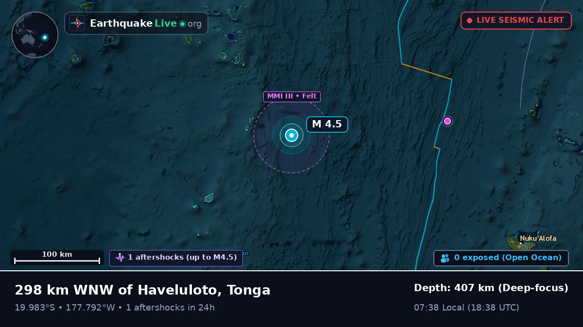 South Pacific Ocean (Tonga)