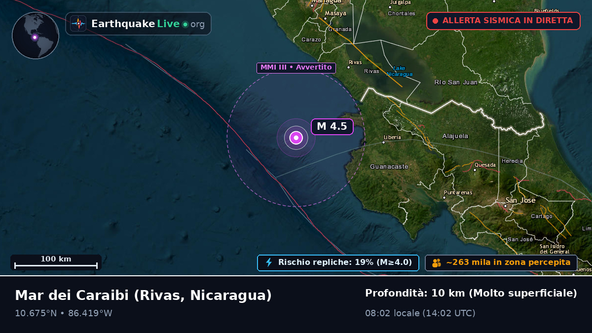 Mar dei Caraibi (Nicaragua)