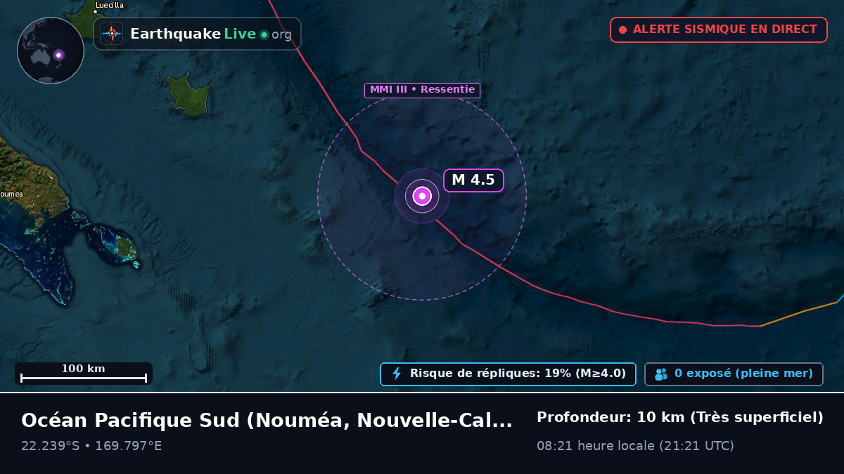 Océan Pacifique Sud (Nouvelle-Calédonie)