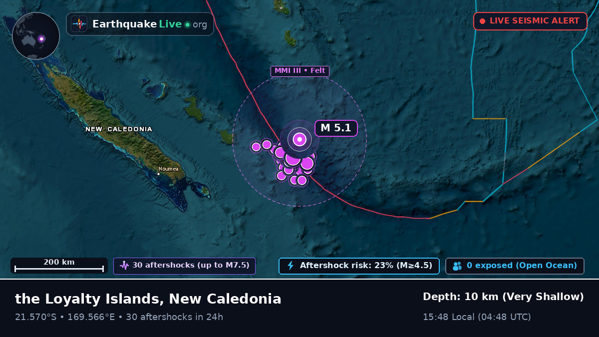 South Pacific Ocean (New Caledonia)