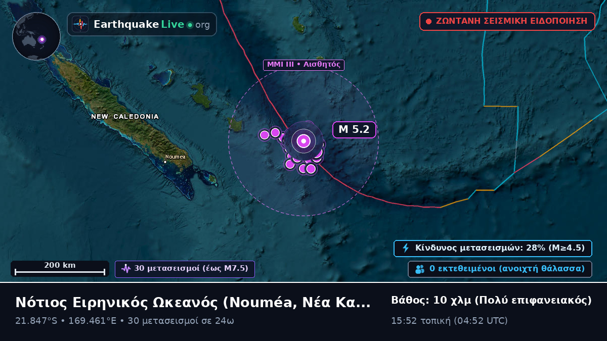 Νότιος Ειρηνικός Ωκεανός (Νέα Καληδονία)