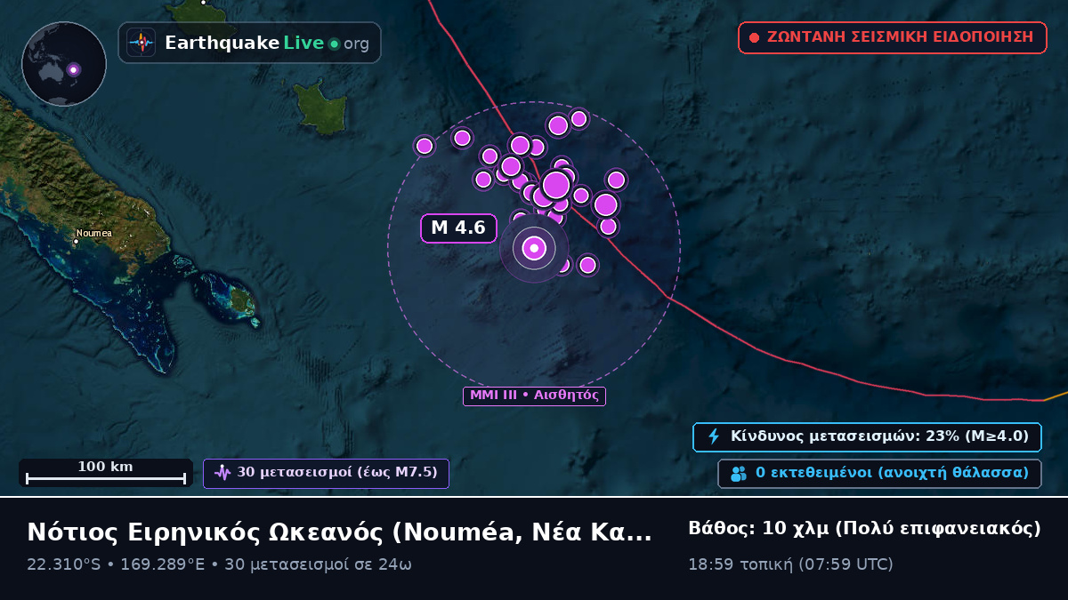 Νότιος Ειρηνικός Ωκεανός (Νέα Καληδονία)