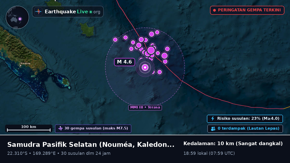 Samudra Pasifik Selatan (Kaledonia Baru)