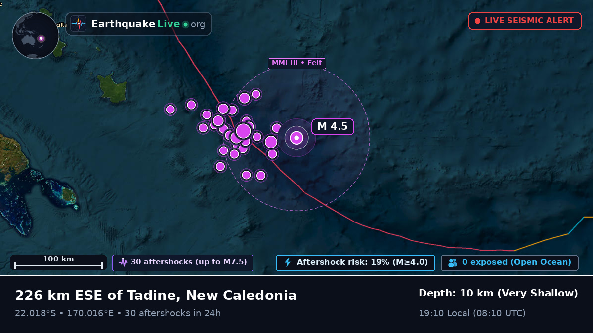 South Pacific Ocean (New Caledonia)