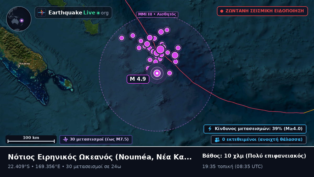 Νότιος Ειρηνικός Ωκεανός (Νέα Καληδονία)