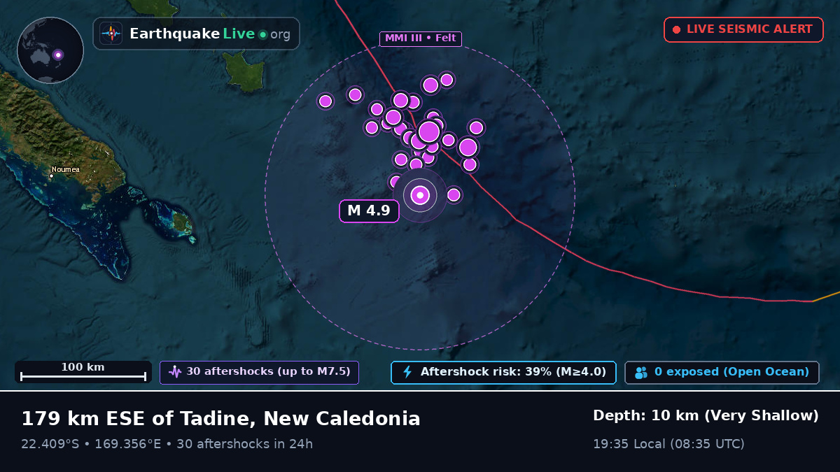 South Pacific Ocean (New Caledonia)