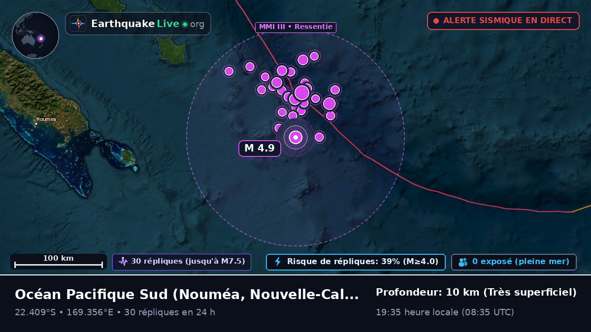 Océan Pacifique Sud (Nouvelle-Calédonie)