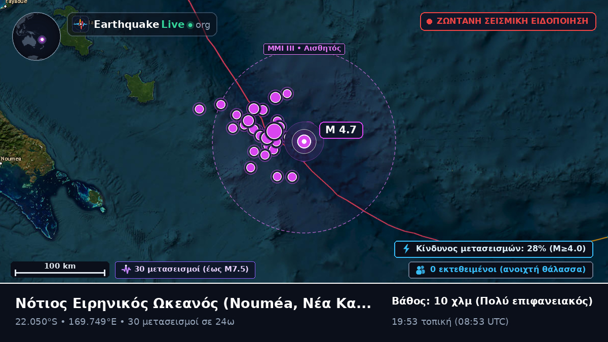 Νότιος Ειρηνικός Ωκεανός (Νέα Καληδονία)