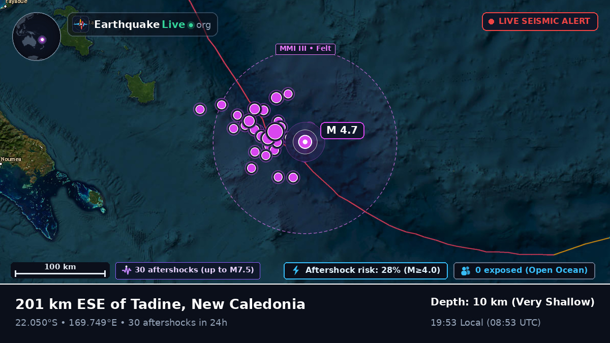 South Pacific Ocean (New Caledonia)