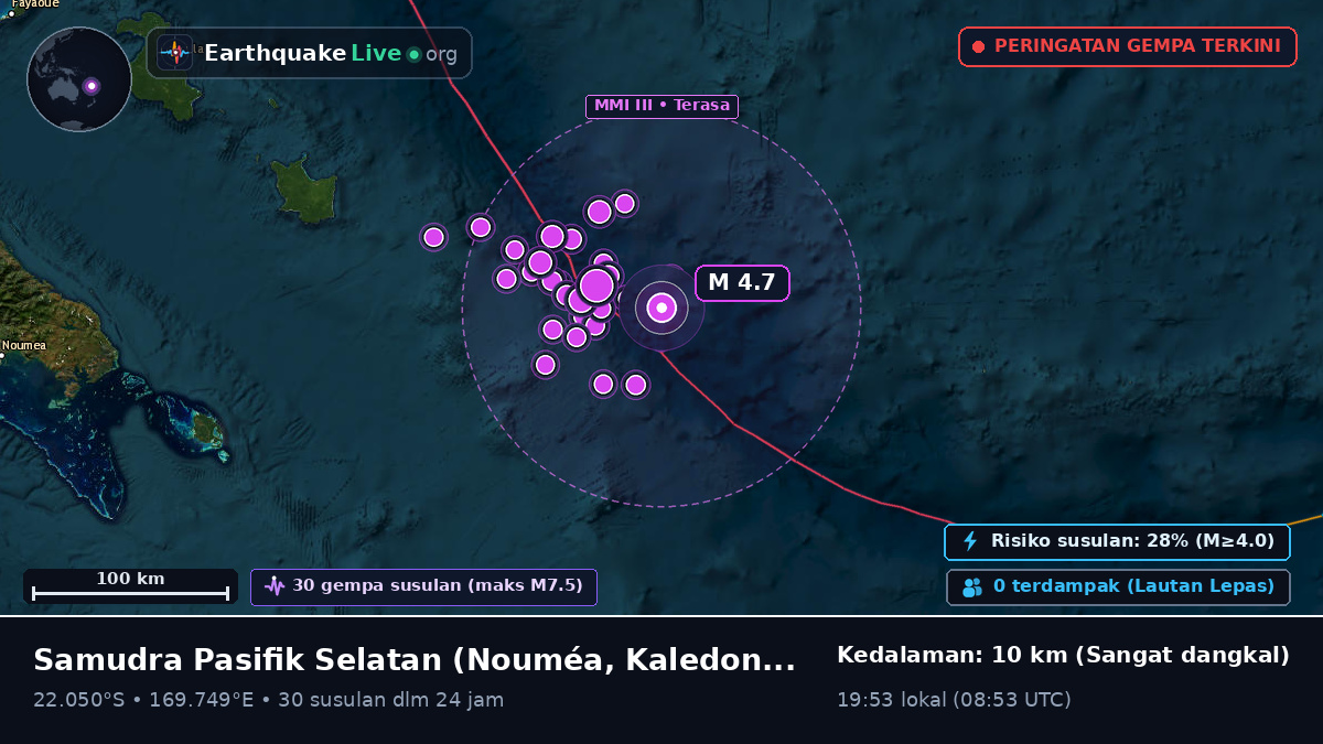 Samudra Pasifik Selatan (Kaledonia Baru)