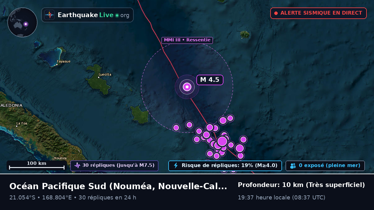 Océan Pacifique Sud (Nouvelle-Calédonie)