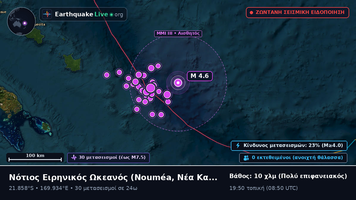 Νότιος Ειρηνικός Ωκεανός (Νέα Καληδονία)